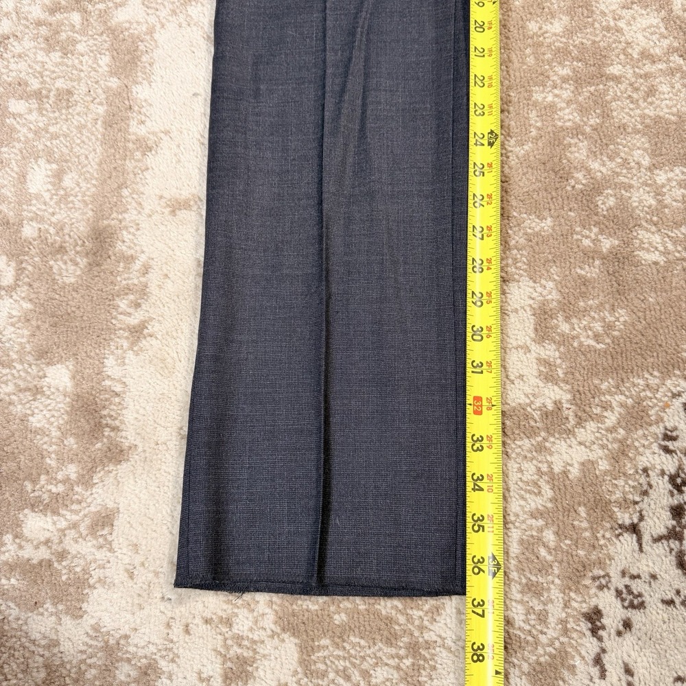 Jos. A. Bank 1905 Dress Pant Mens 34R Dark Gray Suit Separate Unhemmed Wool - Picture 4 of 11